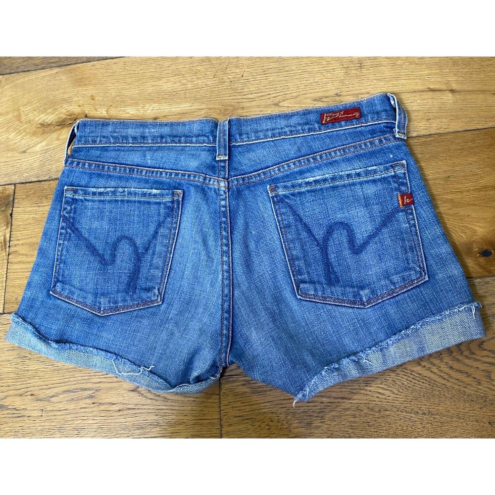 Citizens of Humanity Cutoff Jean Shorts 28 - Picture 3 of 6